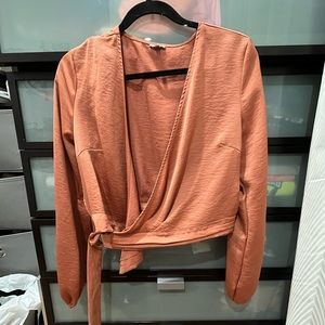 CHARLOTTE RUSSE satin blouse